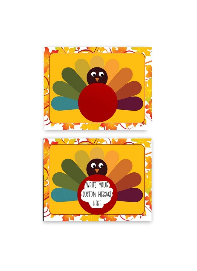 20 Pack Turkey Thanksgiving Cards Diy Make Your Own Scratch Off Cards & Stickers For Party Favors Small Business Family Games & Teacher Rewards - pzsku/ZDCDF2D61292D26BEDADCZ/45/_/1698071550/8fadf4a4-e77c-4138-a191-c9fc7789903b