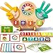 FQKIOMY Toddler Learning Toys for 3Montessori Preschool Educational Learning Activities Counting Number Blocks Toys Math Games Easter Basket Stuffers Gifts for Girl Boys - Image 2