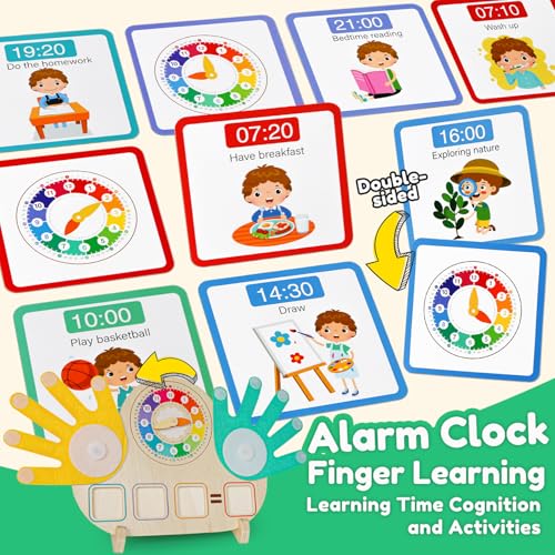 FQKIOMY Toddler Learning Toys for 3Montessori Preschool Educational Learning Activities Counting Number Blocks Toys Math Games Easter Basket Stuffers Gifts for Girl Boys - Image 5
