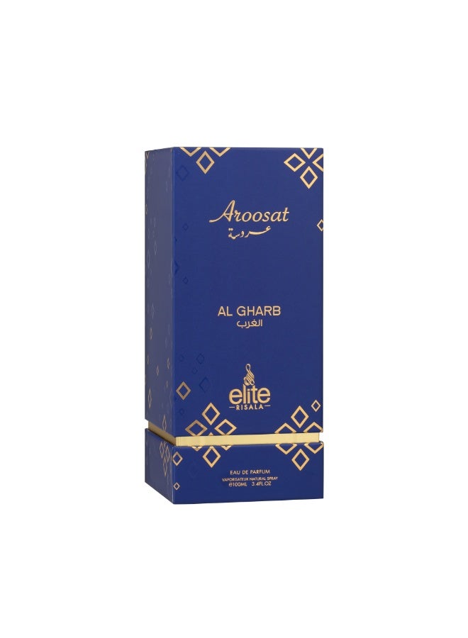 Risala Elite Aroosat Al Gharb Eau De Parfum For Man 100ml, Perfume For Men, Long Lasting Luxury Premium Fragrance For Him, Aromatic Aquatic Scent With Mint, Coconut, And Salt - Image 3