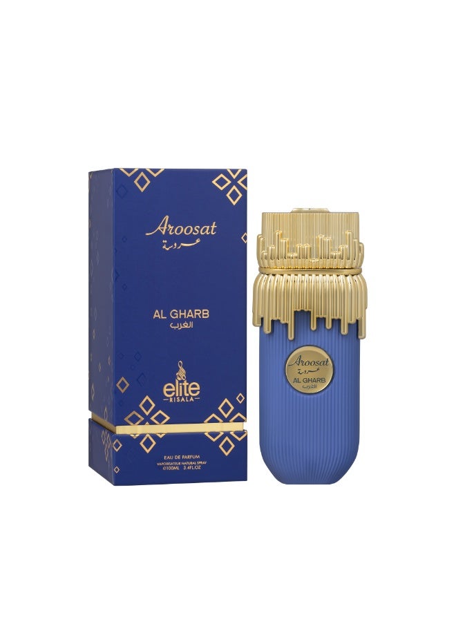 Risala Elite Aroosat Al Gharb Eau De Parfum For Man 100ml, Perfume For Men, Long Lasting Luxury Premium Fragrance For Him, Aromatic Aquatic Scent With Mint, Coconut, And Salt - Image 4