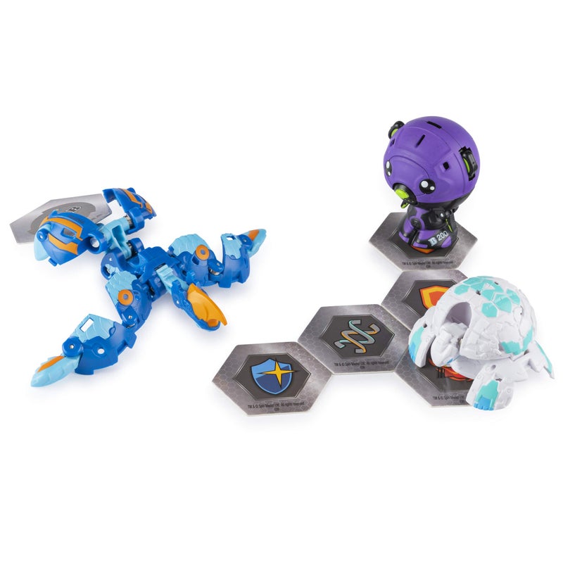 BAKUGAN Bakugan, Battle Brawlers Starter Set with Transforming Creatures, Aquos Pyravian, for Ages 6 & Up  - Image 3