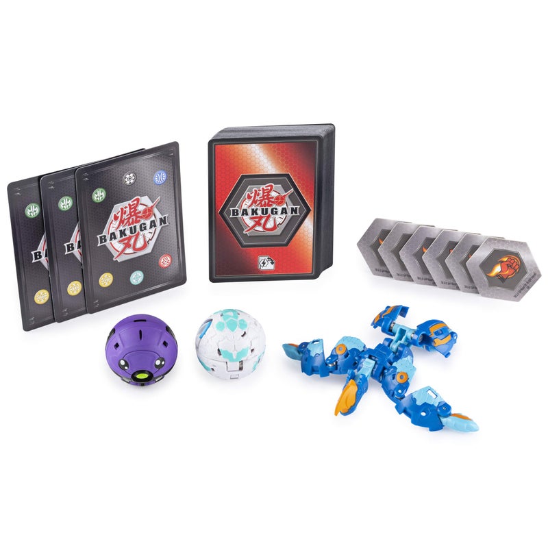 BAKUGAN Bakugan, Battle Brawlers Starter Set with Transforming Creatures, Aquos Pyravian, for Ages 6 & Up  - Image 2