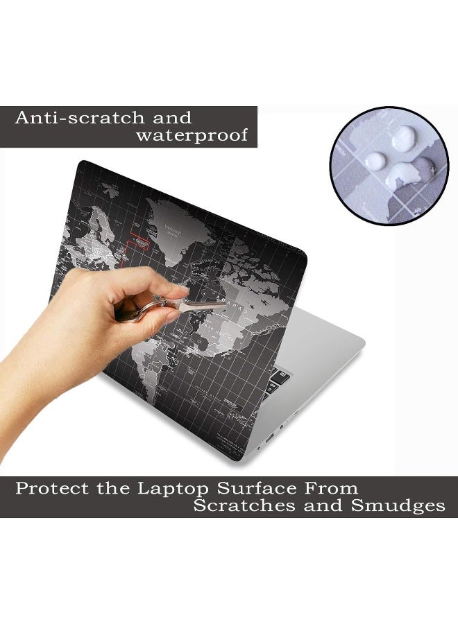 ARS World Map Skin Sticker Decal All Laptop size Vinyl Skin Sticker Cover Art Protector Notebook PC Decorative Waterproof Removable - Image 2