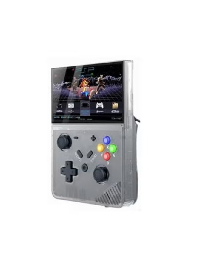 تايجر M18 Retro Handheld Game Console – 4.3" HD Screen, Built-in Classic Games, Portable Gaming Player, Long Battery Life, Supports Music & Video Playback – Black Transparent - Image 1