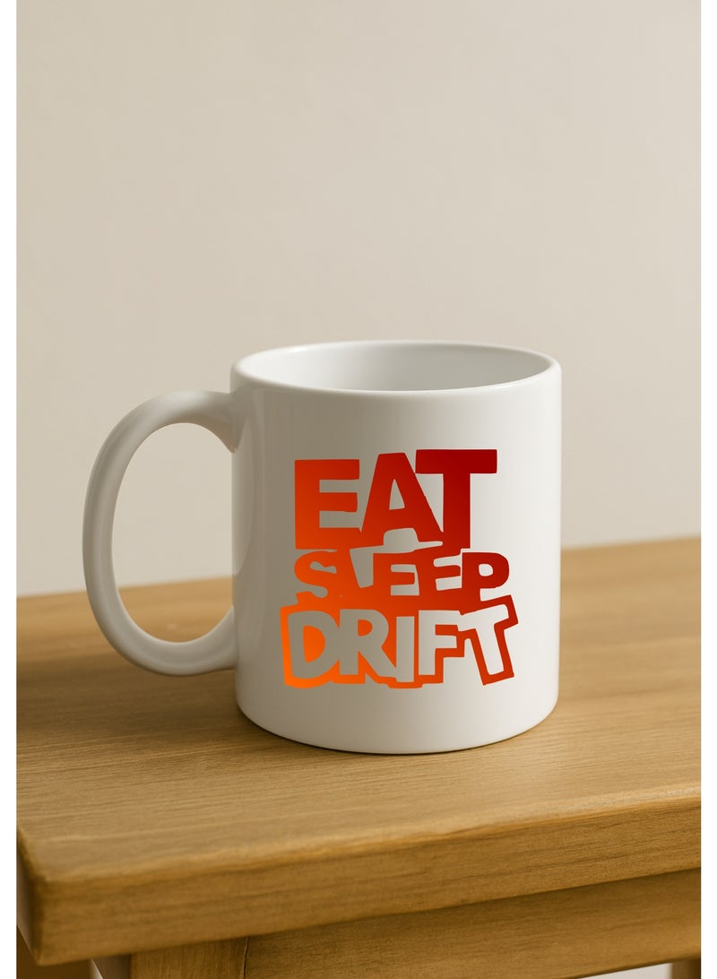 BSE Ceramic Mug – EAT SLEEP DRIFT – Car & Drift Lovers – With Gift Box - Image 2