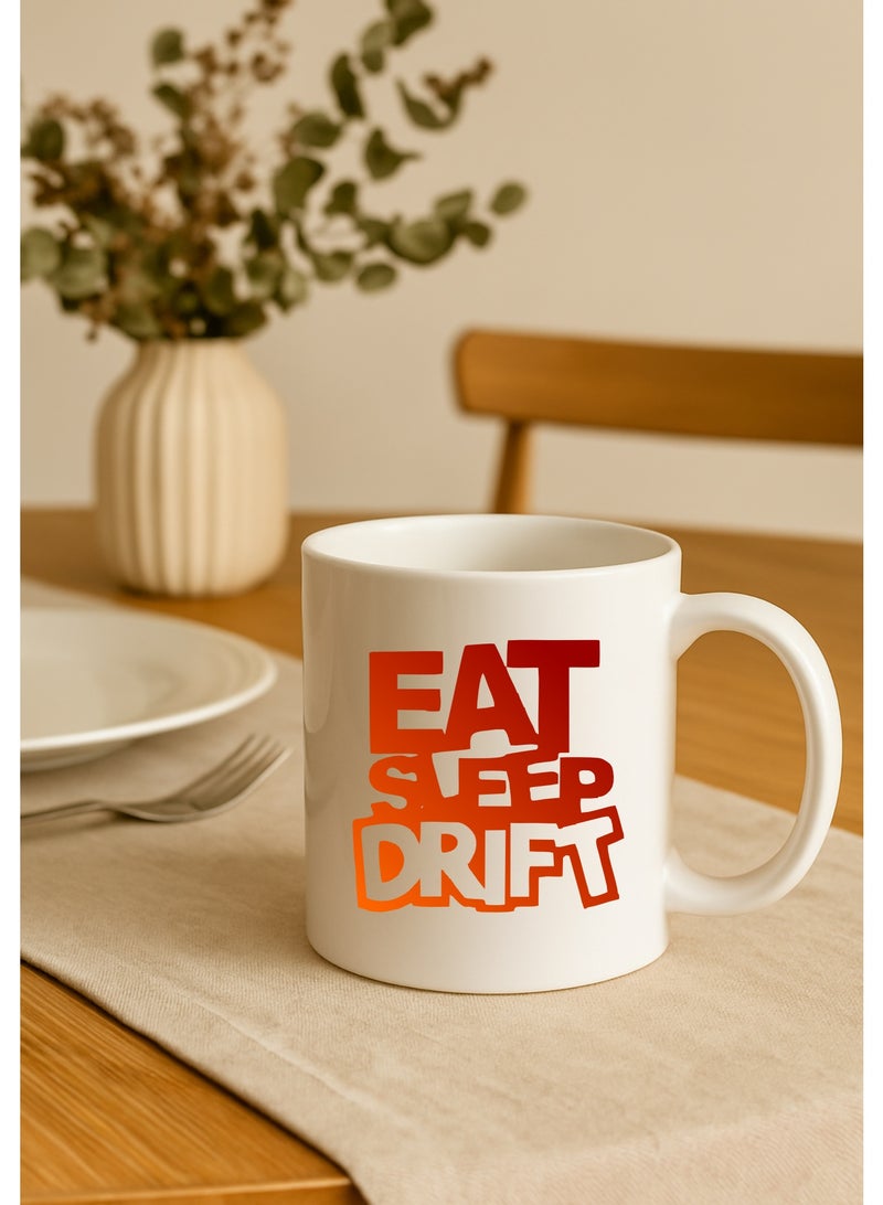 BSE Ceramic Mug – EAT SLEEP DRIFT – Car & Drift Lovers – With Gift Box - Image 3
