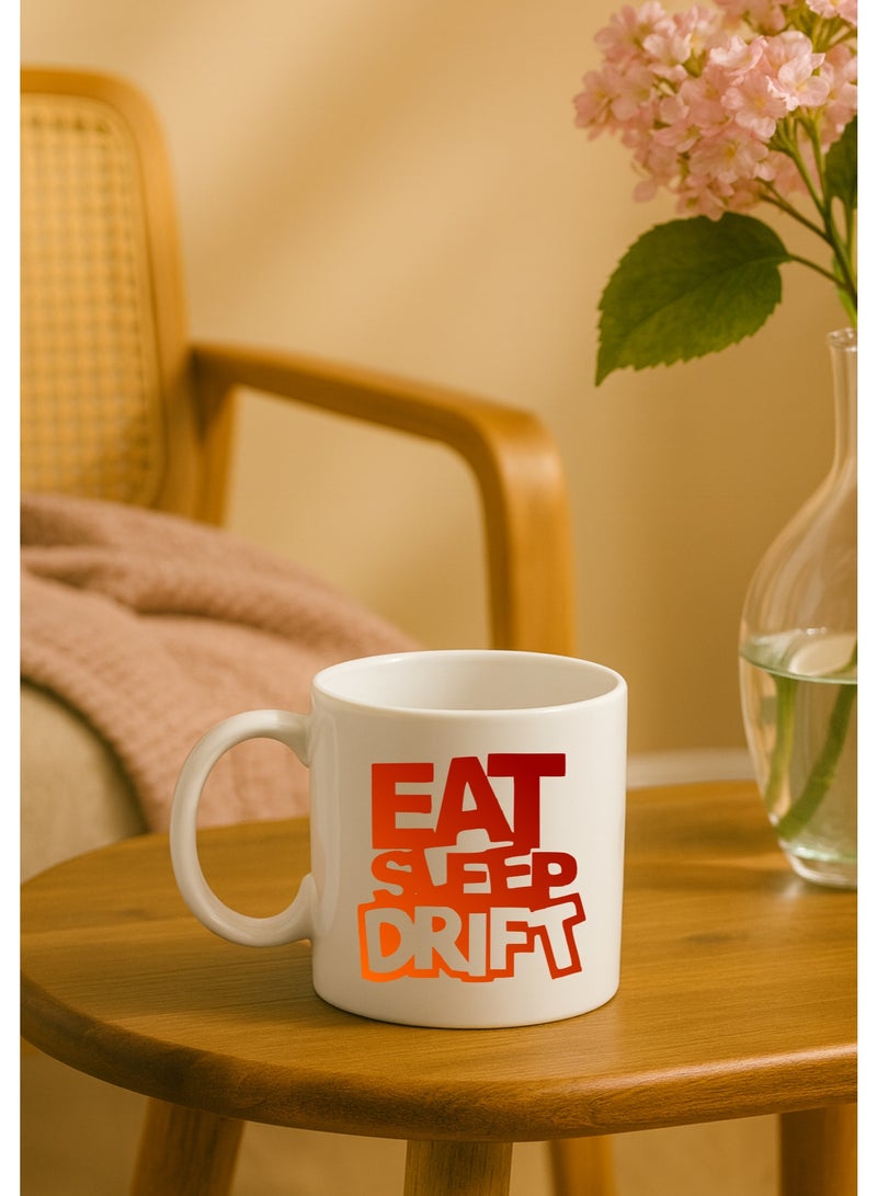 BSE Ceramic Mug – EAT SLEEP DRIFT – Car & Drift Lovers – With Gift Box - Image 1