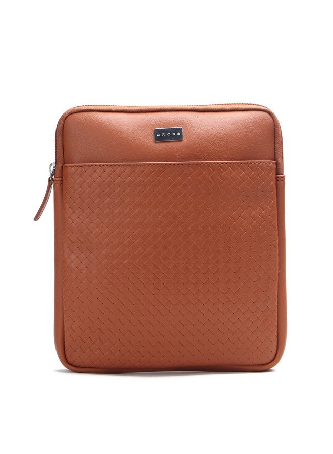 كروس حقيبة كروس بودي للرجال حقيبة كتف جانبية صغيرة وخفيفة الوزن - تان | لمسة نهائية ممتازة بتصميم أنيق - Image 1