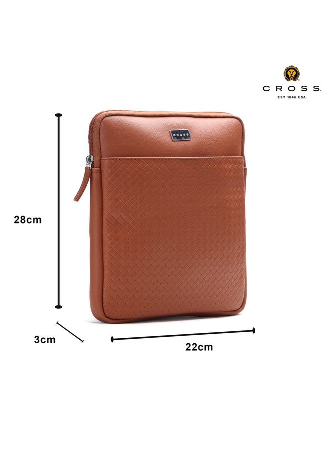 كروس حقيبة كروس بودي للرجال حقيبة كتف جانبية صغيرة وخفيفة الوزن - تان | لمسة نهائية ممتازة بتصميم أنيق - Image 5