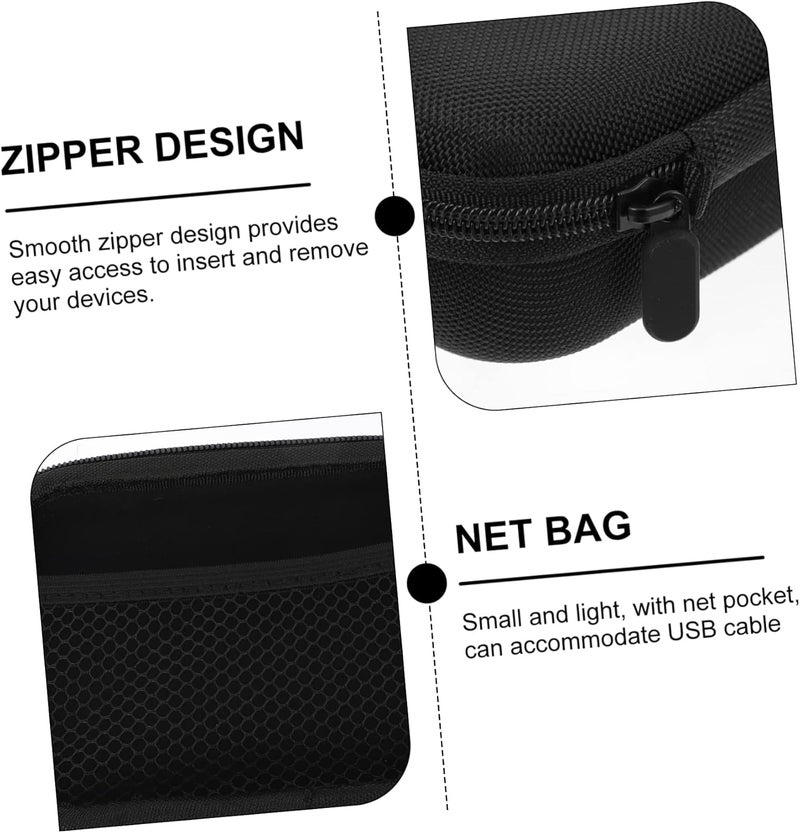 Speaker Organizer Carrying Case for Travel Storage Bag with Smooth Zipper Durable and Wear Resistant Design for USB Cables and Accessories - Image 5