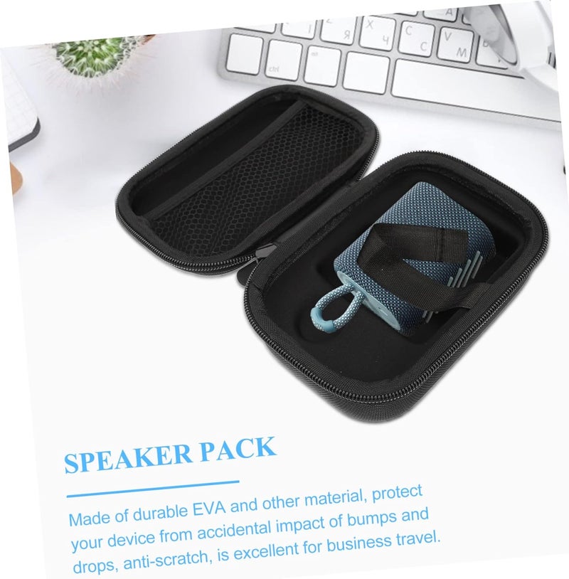 Speaker Organizer Carrying Case for Travel Storage Bag with Smooth Zipper Durable and Wear Resistant Design for USB Cables and Accessories - Image 3