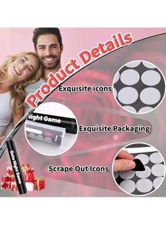 RATSAW Scratch Off Poster with 104 Positions 20 Questions and 30 Hot Extra Tasks for Couples 169 Love Tasks Date Night Ideas Conversations  - Image 3