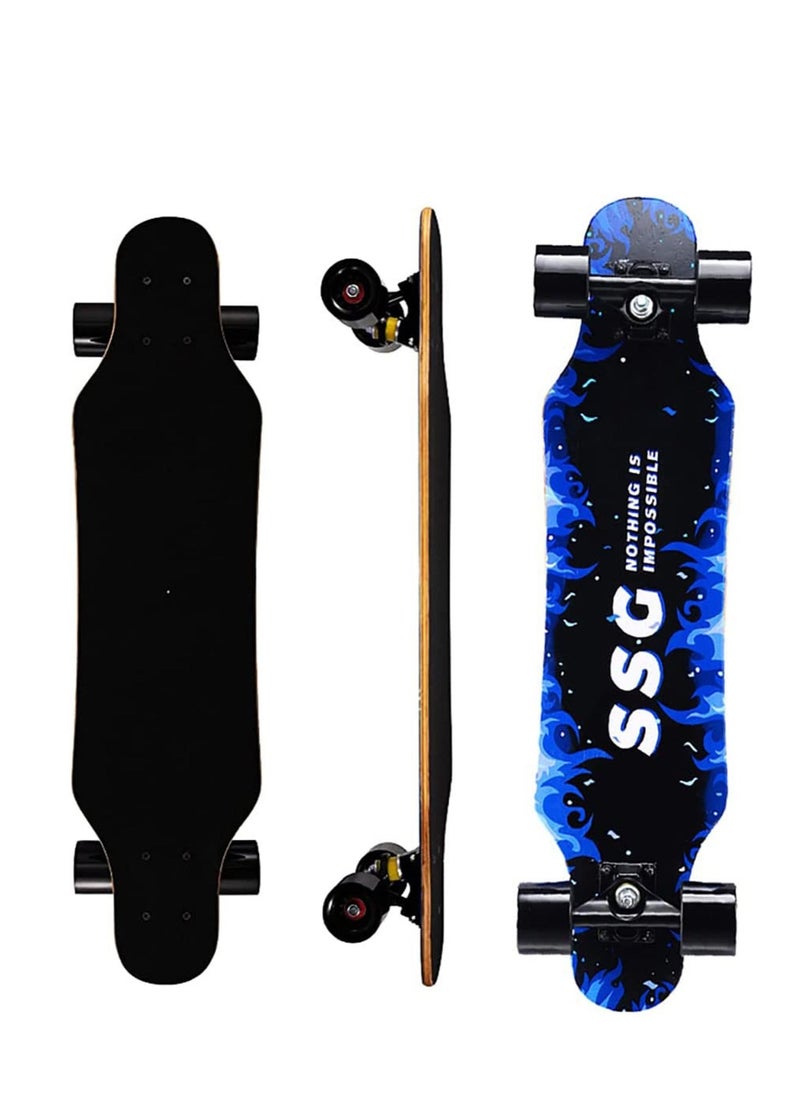 SSG - 31 Inch Skateboards,7 Layer Natural Maple,Long skateboards for Kids Beginners - Image 1