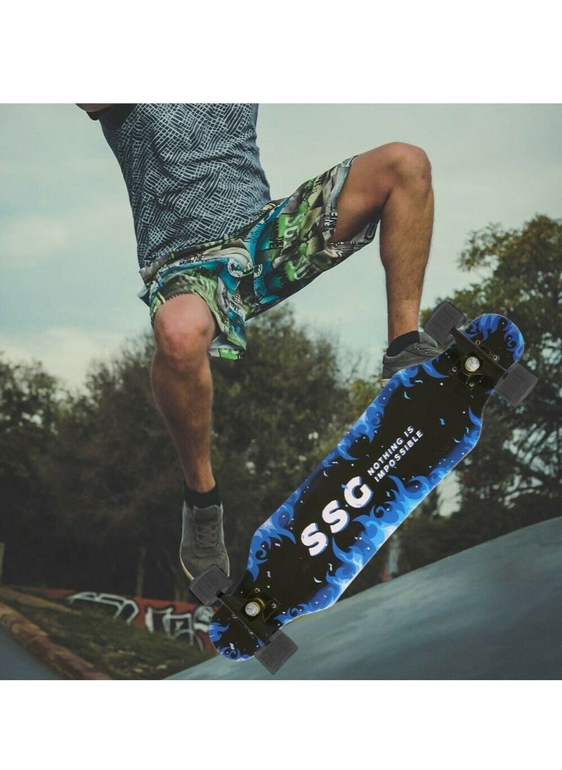 SSG - 31 Inch Skateboards,7 Layer Natural Maple,Long skateboards for Kids Beginners - Image 1