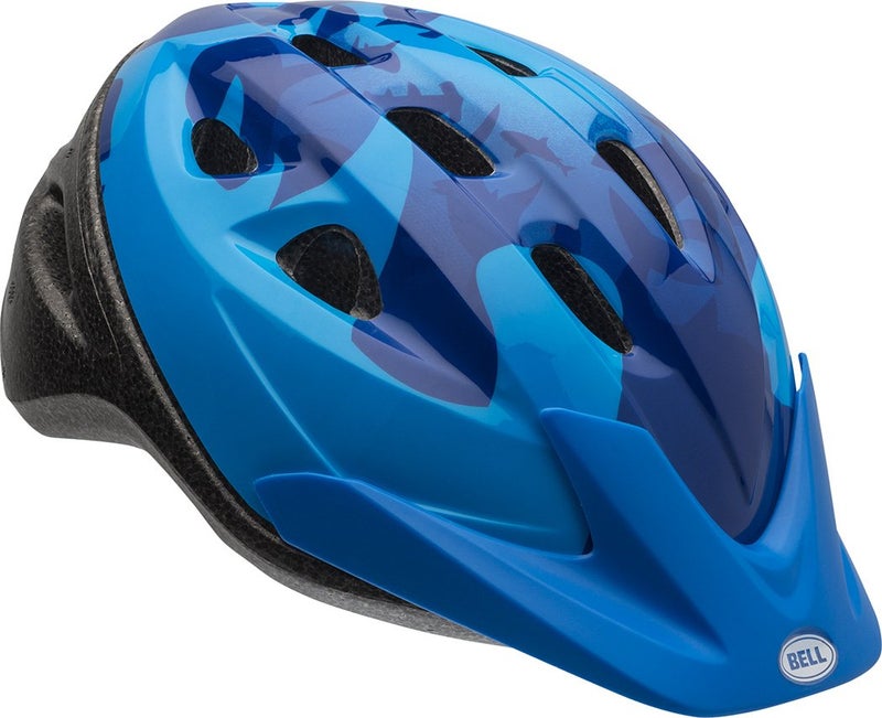 Bell Rally Child Helmet, Blue Fins - Image 1