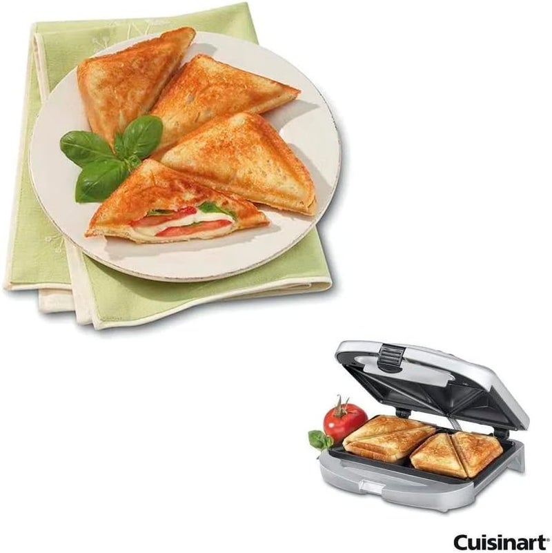 Cuisinart شواية ساندويتش، فضية، WM-SW2N1NAS - Image 5