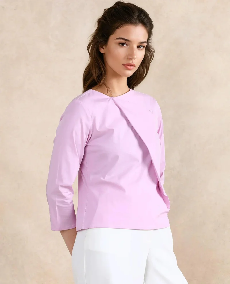 Rareism Women's Regular Sleeves Plain Top