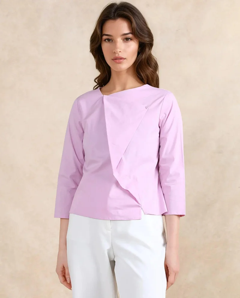 Rareism Women's Regular Sleeves Plain Top