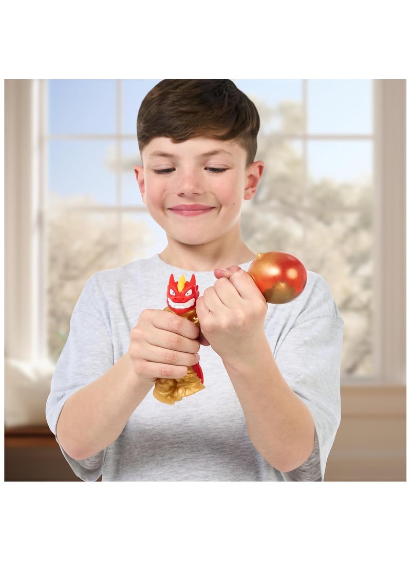 Smash Strikers Crunchy Action Figure | Ultimate Smashing Fist | Goo-Filled Sensory Toy | Stretches 3X Size | Durable & Interactive Play