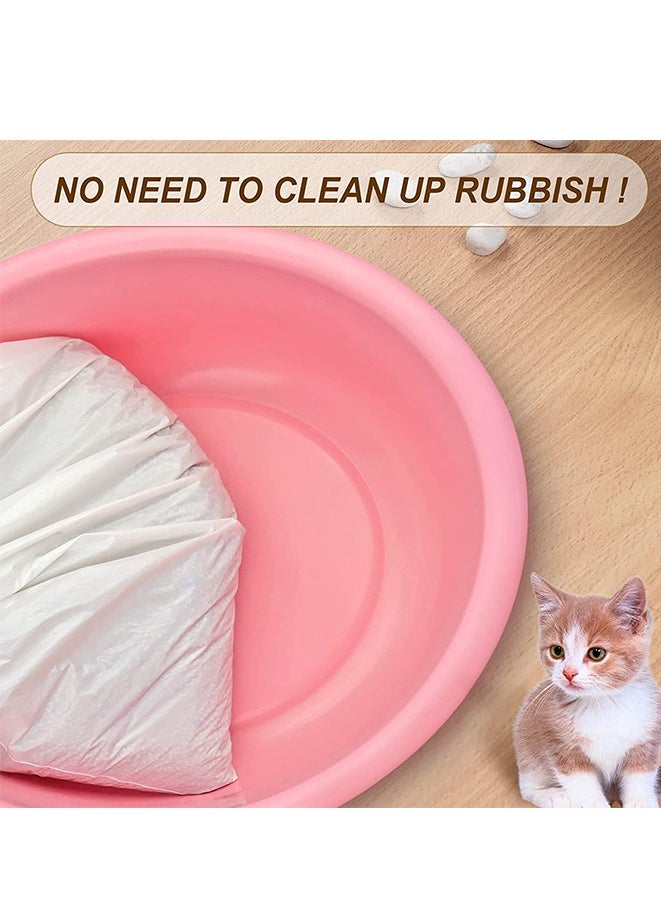 Generic 7-Piece Sifting Cat Litter Box Liners Bags with Holes with Drawstring (37" x 18")  - Image 3