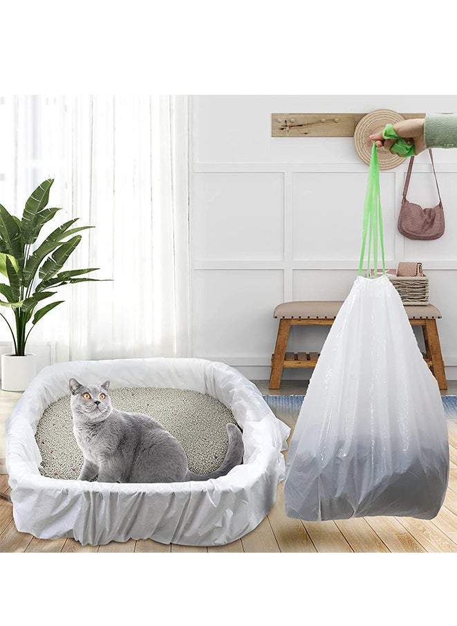 Generic 7-Piece Sifting Cat Litter Box Liners Bags with Holes with Drawstring (37" x 18")  - Image 4