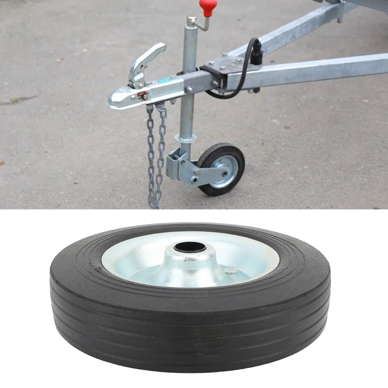 8 Inch Trailer Jack Wheel Replacement 1100 Lbs Strong Capacity 48mm Rim Trailer Jack Caster - Image 2