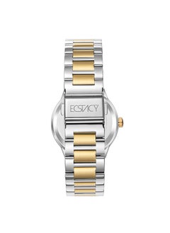 ECSTACY Ecstacy E23613-TBTM Women Multi Function Display Watch & Stainless Steel Strap Two Tone Gold  - Image 3