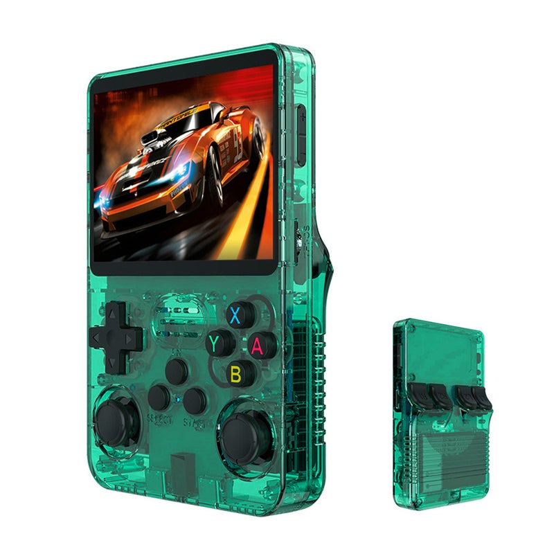 جهاز ألعاب محمول قديم R36S، شاشة IPS 3.5 بوصة، يدعم PS1/PSP/GBA/ألعاب الأركيد، ذاكرة 64GB/128GB، محاكي محمول - Image 5