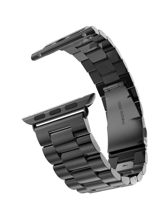 فوبيري استبدال شريط حلقة الشريط ل Apple Watch Series 4/5/6/se 44mm Black (باللغة الإنجليزية) - Image 5