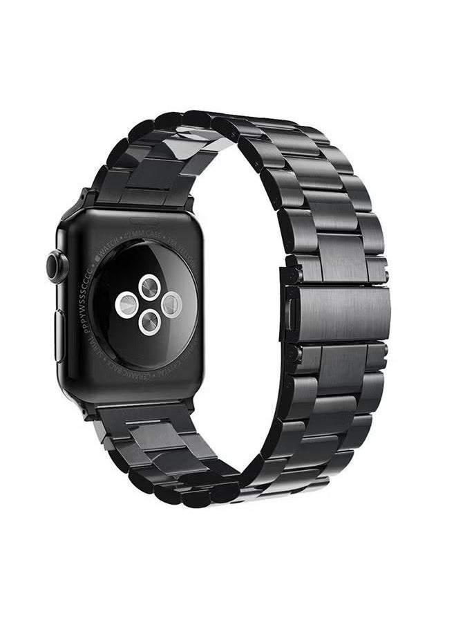 dida-cosmos - Replacement Band Loop Strap For Apple Watch Series 4/5/6/se 44mm Black - Image 1