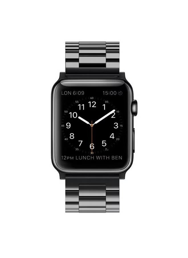 dida-cosmos - Replacement Band Loop Strap For Apple Watch Series 4/5/6/se 44mm Black - Image 1