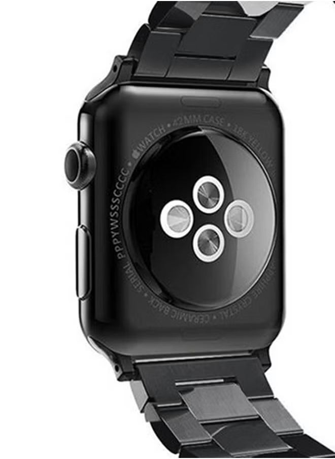 dida-cosmos - Replacement Band Loop Strap For Apple Watch Series 4/5/6/se 44mm Black - Image 1