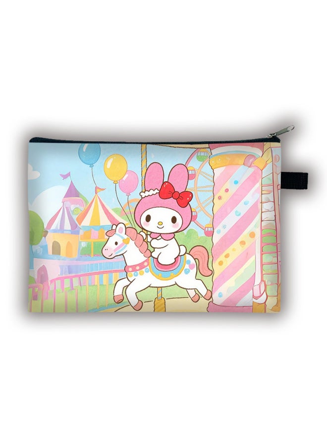 New Melody Coin Purse For Students, Cute Large-capacity Desktop Cartoon Storage Bag, Children's Large Key Card Holder
