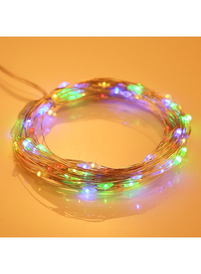 Loquat LED Waterproof Colourful Light Solar Panel String Light Multicolour - Image 4