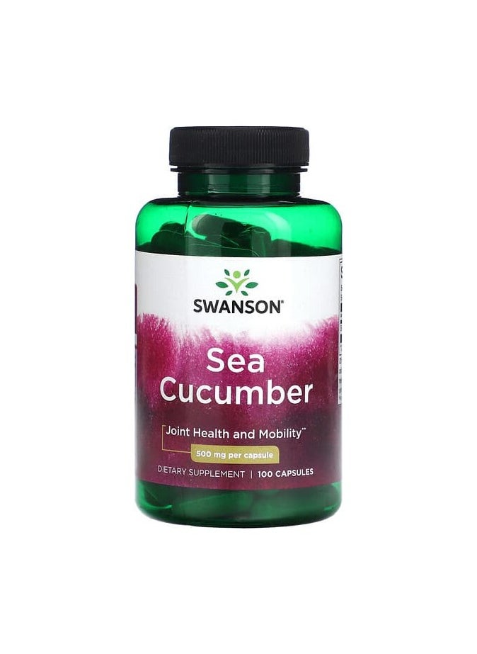 SWANSON - Sea Cucumber, 500 mg, 100 Capsules - Image 1