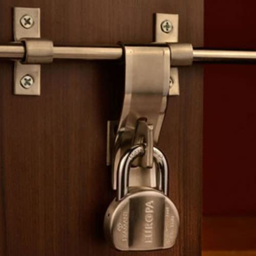 Europa P-170 Stainless Steel Disc Padlock | Rust-Resistant Body, Hardened Thicker Shackle with Secure Overlap | 5-Pin Key Technology, Ideal for Indoor & Outdoor Security - Image 4