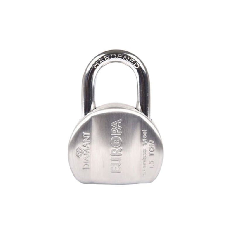Europa P-170 Stainless Steel Disc Padlock | Rust-Resistant Body, Hardened Thicker Shackle with Secure Overlap | 5-Pin Key Technology, Ideal for Indoor & Outdoor Security - Image 5