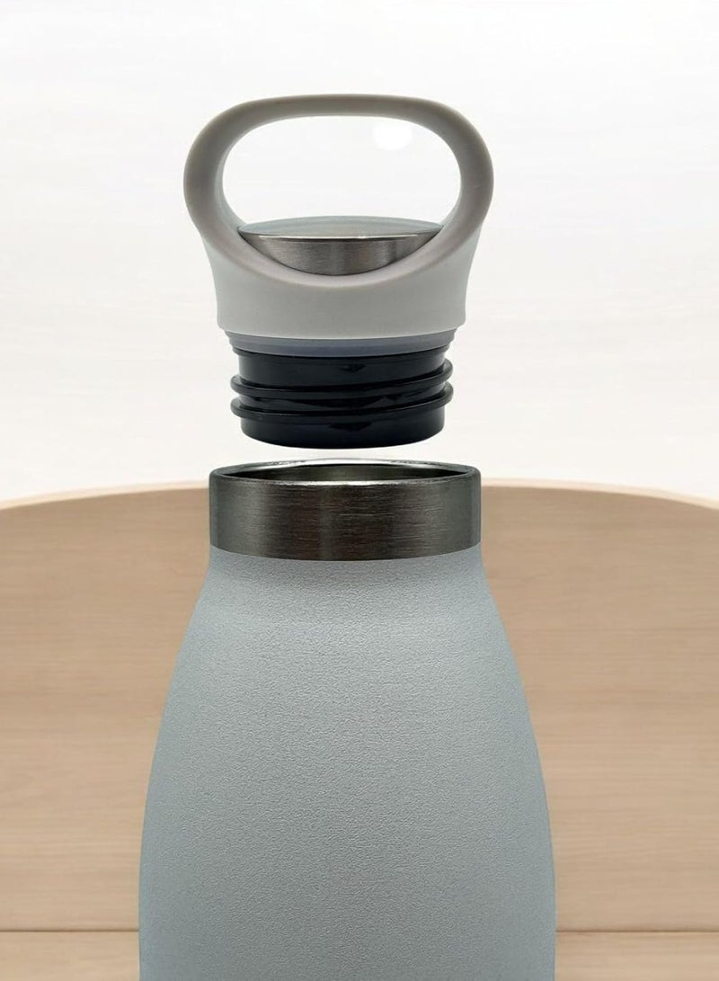 QSHOP QSHOP® Premium Thermos Water Bottle (500m), High Quality Drinking Bottle, Keeps Drinks Hot and Cold, Perfect for Kids, Vacuum Insulated, Dishwasher Safe - Image 4