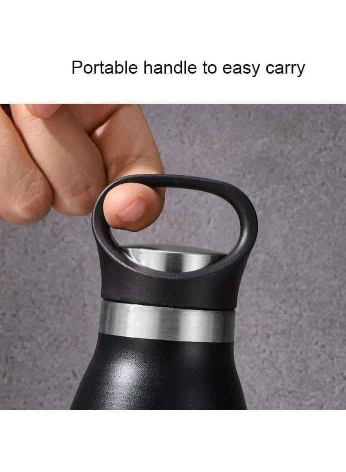 QSHOP QSHOP® Premium Thermos Water Bottle (500m), High Quality Drinking Bottle, Keeps Drinks Hot and Cold, Perfect for Kids, Vacuum Insulated, Dishwasher Safe - Image 3