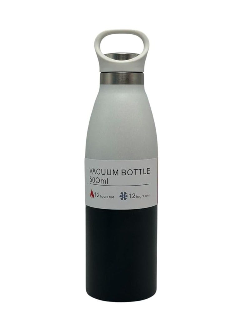 QSHOP QSHOP® Premium Thermos Water Bottle (500m), High Quality Drinking Bottle, Keeps Drinks Hot and Cold, Perfect for Kids, Vacuum Insulated, Dishwasher Safe - Image 1