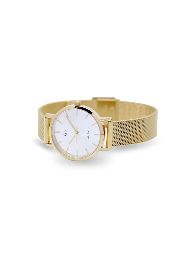 GO Women Analog Quartz Wrist Watch 695989 - 30 mm - Gold - Image 2