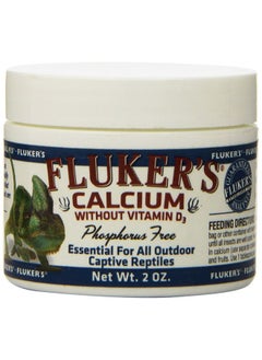 Fluker's Reptile Calcium Supplement Without Vitamin D3, 2 oz