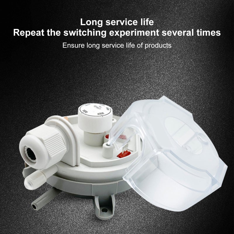 Differential Pressure Switch: ABS Housing Dust Proof Waterproof, Compact Design Superior Performance, Overheat Protection - High Shock Resistance Long Service Life for Aerospace Electronics Medical En - Image 3