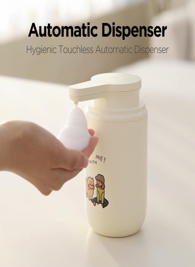 mooas Happy Buddy Artist Edition Automatic Soap Dispenser Ivory (Go Fetch!) - Image 5
