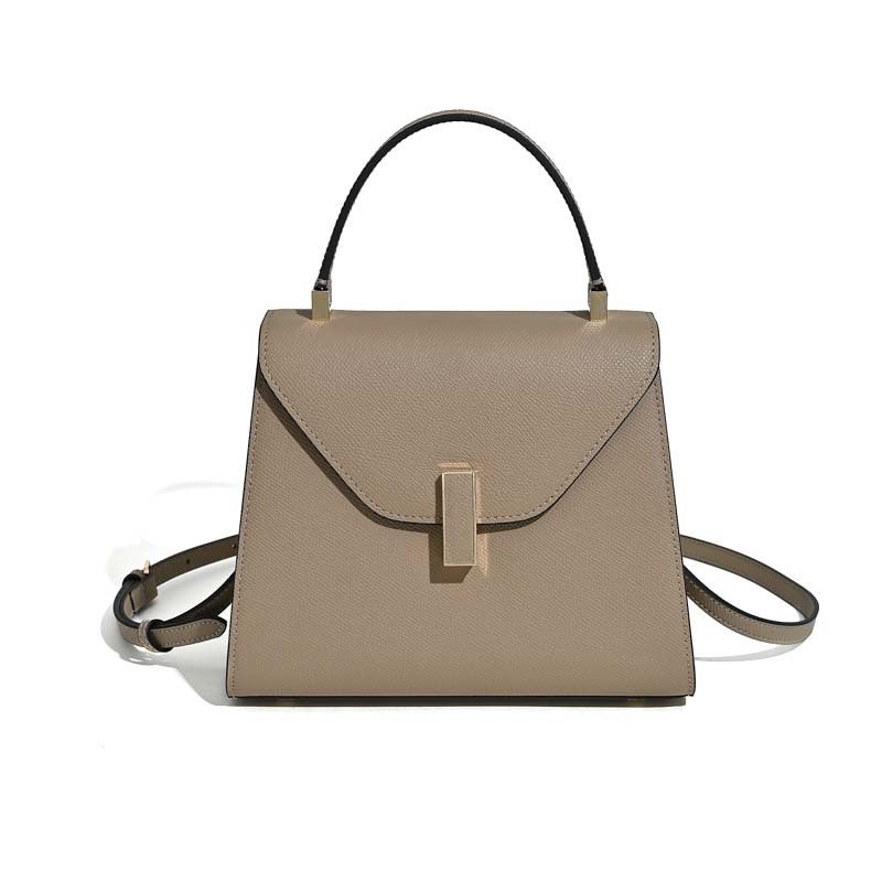Genuine Leather Large-Capacity Handbag Women'S Bag Kelly Bag Niche Summer Single Shoulder Diagonal Versatile Women'S Bag - Image 5