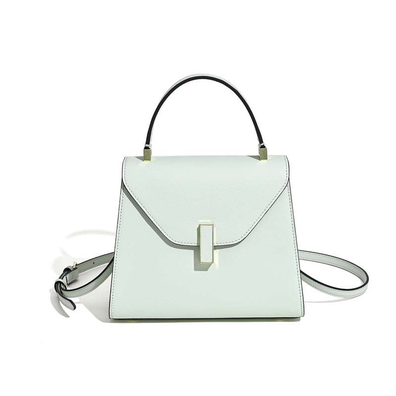 Genuine Leather Large-Capacity Handbag Women'S Bag Kelly Bag Niche Summer Single Shoulder Diagonal Versatile Women'S Bag - Image 1
