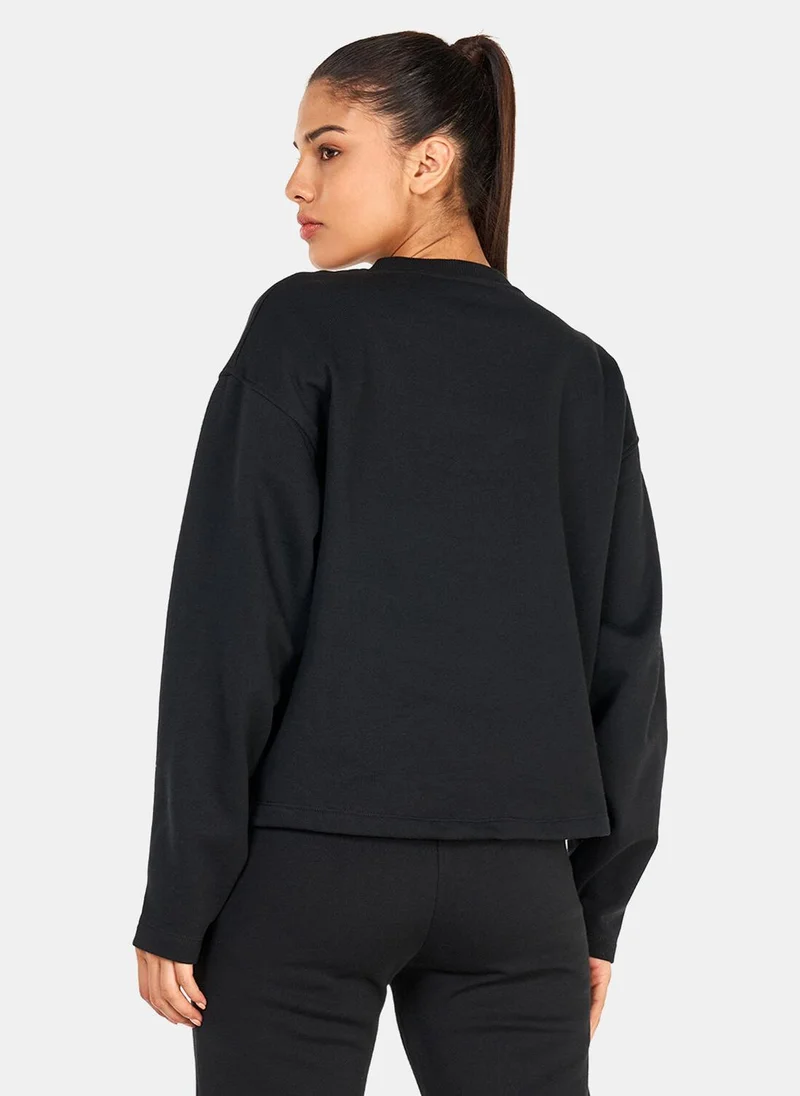 Timberland Women's Cropped Logo Sweatshirt