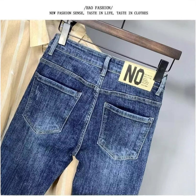 Unisex Classic Denim Jeans Loose Fit Daily Outdoor Wear - Image 5