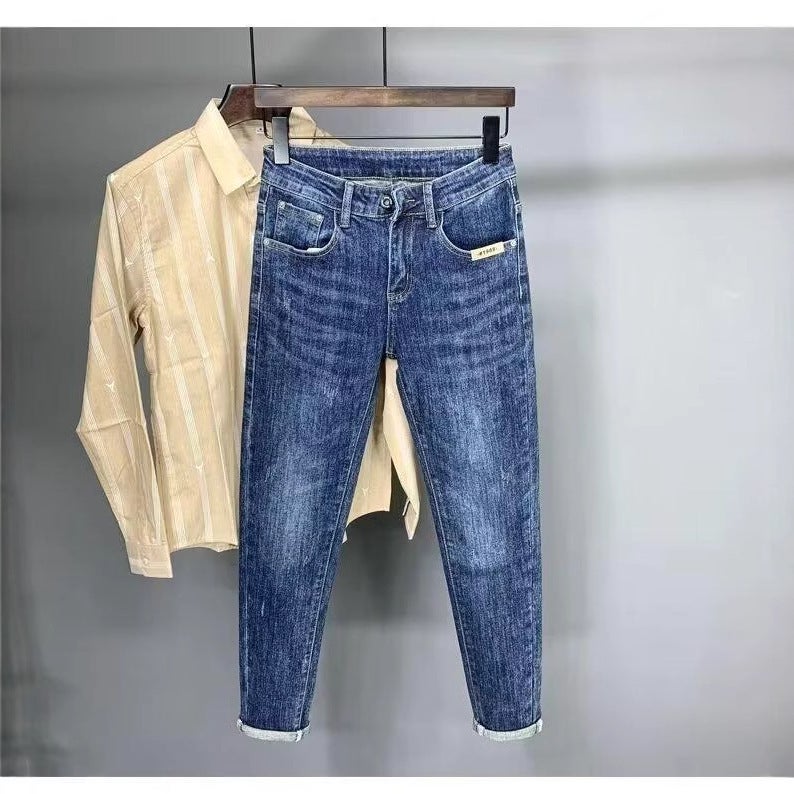Unisex Classic Denim Jeans Loose Fit Daily Outdoor Wear - Image 3